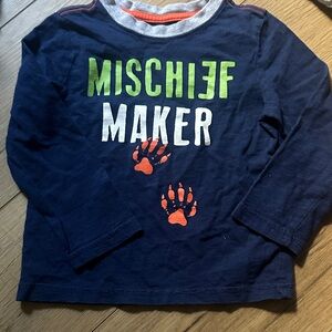 Crazy 8 Navy Mischief Maker Long Sleeve Tee